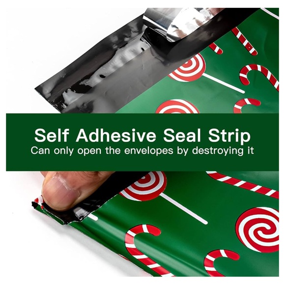 10 Poly Mailers 6x9 Variety Pack Christmas NIP - Picture 7 of 14